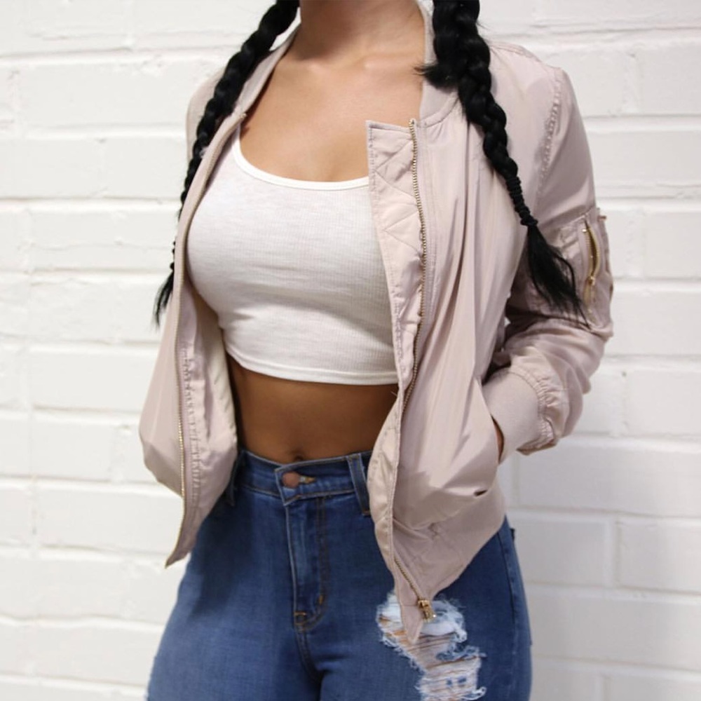 ❗️SOLD❗️Lightweight Bomber Jacket - Taupe